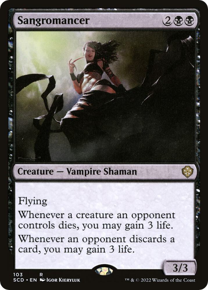 Sangromancer 103 card from Starter Commander Decks