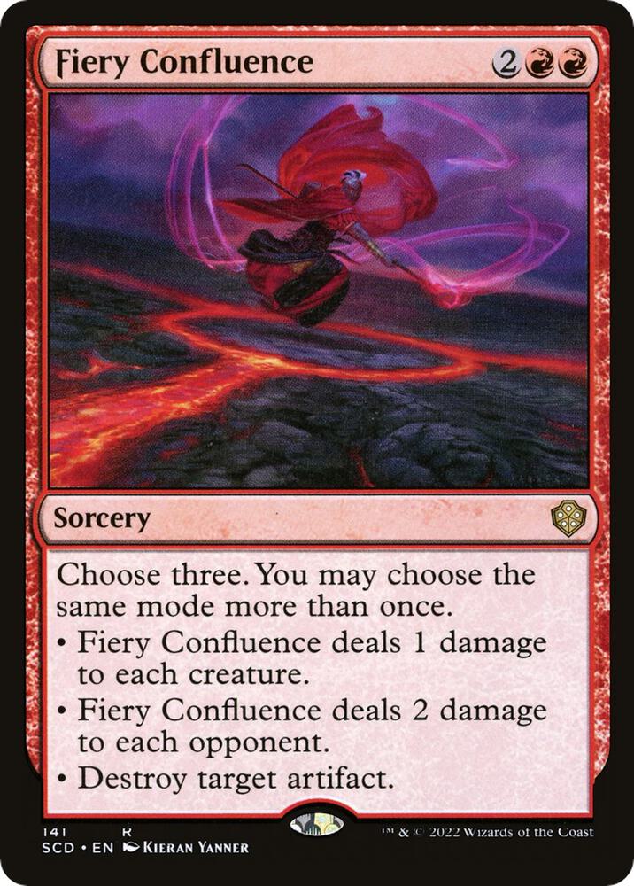 Fiery Confluence 141 card from Starter Commander Decks