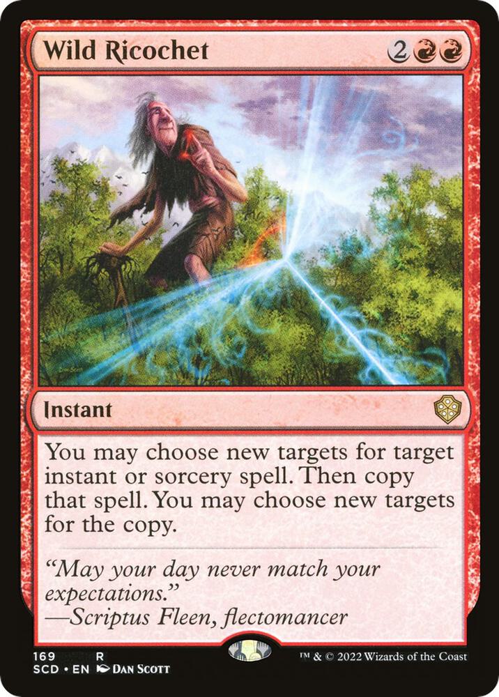 Wild Ricochet 169 card from Starter Commander Decks