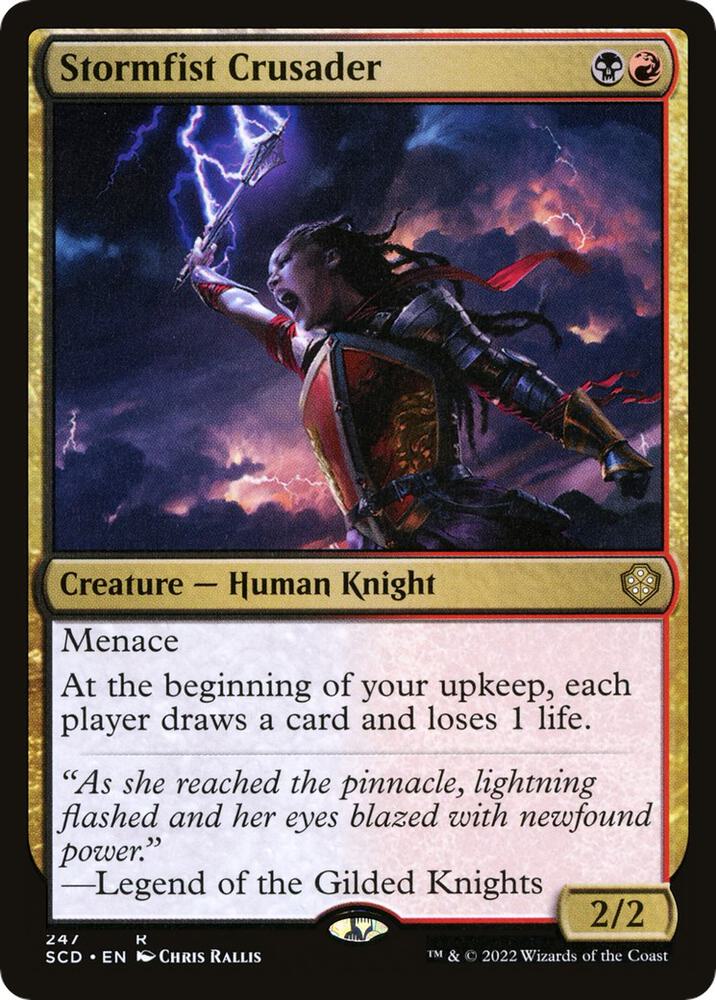 Stormfist Crusader 247 card from Starter Commander Decks