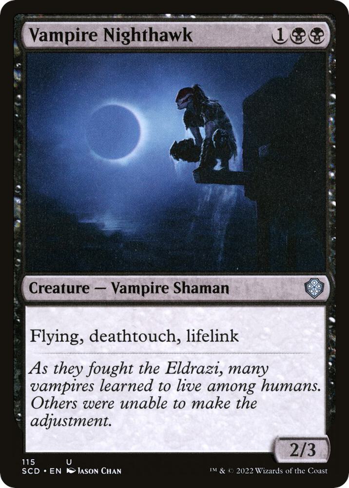 Vampire Nighthawk 115 card from Starter Commander Decks