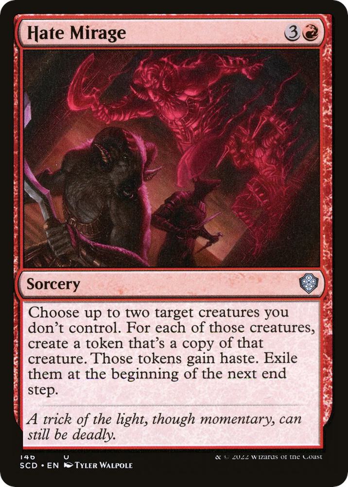 Hate Mirage 146 card from Starter Commander Decks