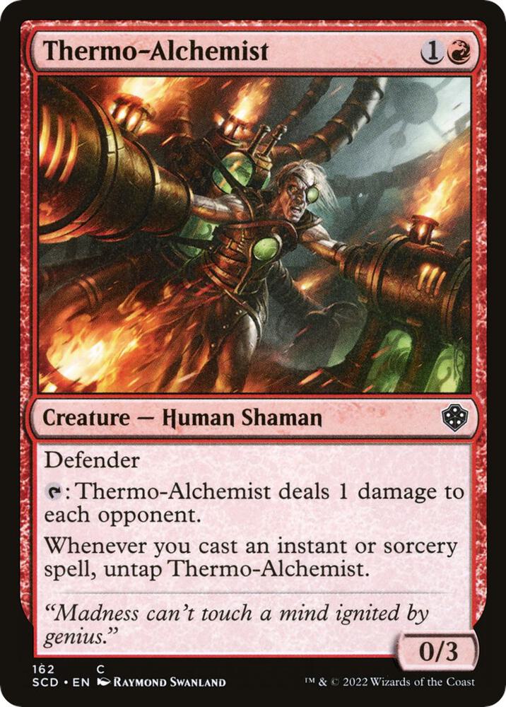 Thermo-Alchemist 162 card from Starter Commander Decks