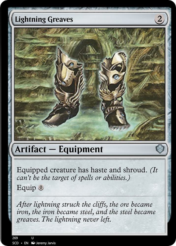 Lightning Greaves 269 card from Starter Commander Decks