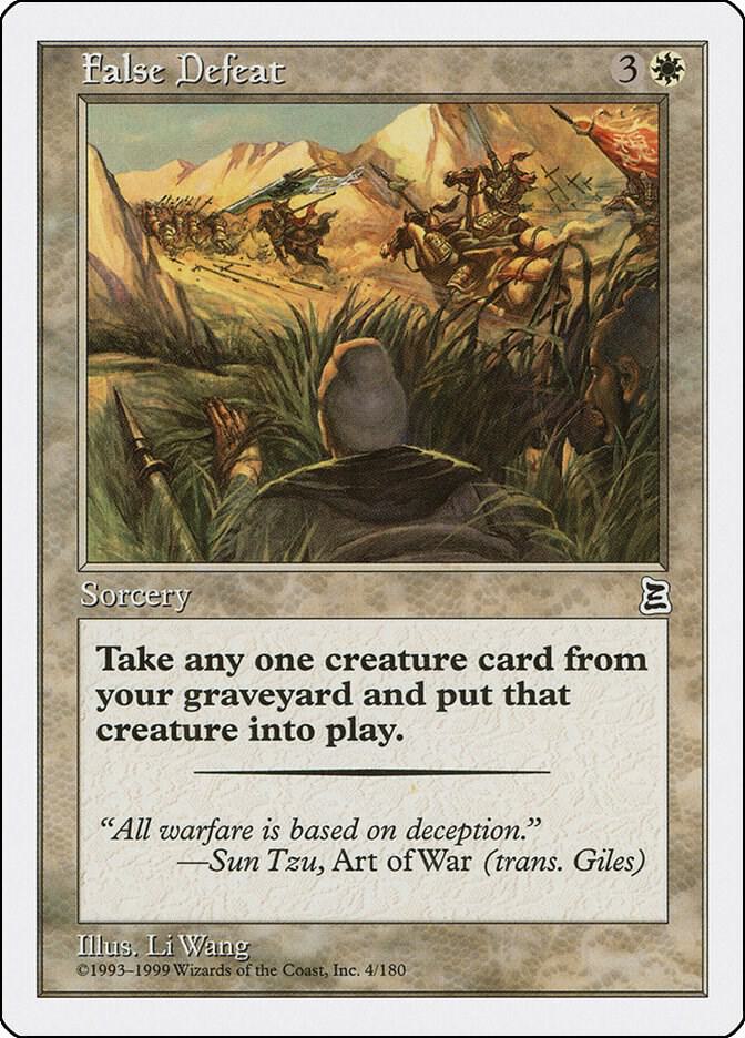 False Defeat 4 card from Portal Three Kingdoms