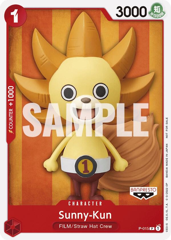 Sunny-Kun (One Piece Film Red) P-015 card from One Piece Promotion Cards