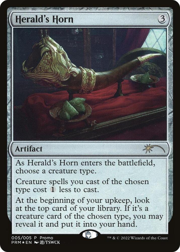 Herald's Horn (Year of the Tiger 2022) 5 card from Unique and Miscellaneous Promos
