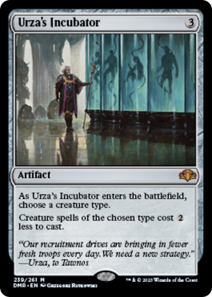 Urza's Incubator 239 card from Dominaria Remastered