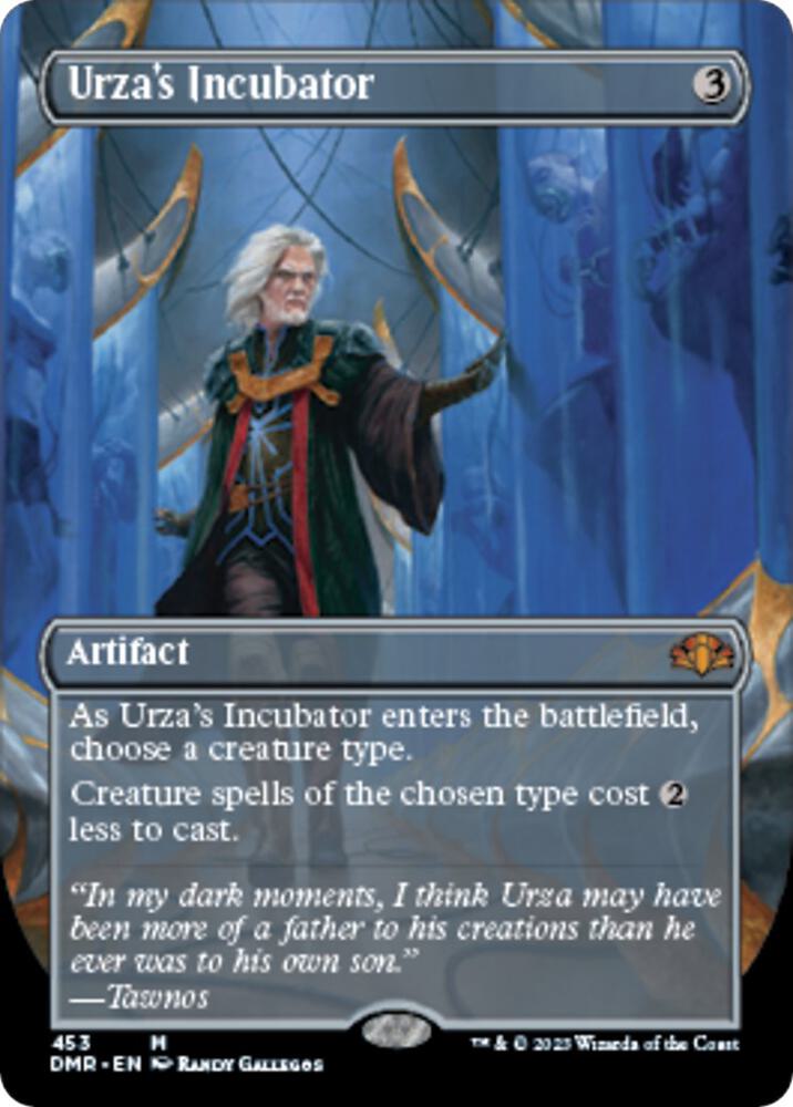 Urza's Incubator (Borderless) 453 card from Dominaria Remastered