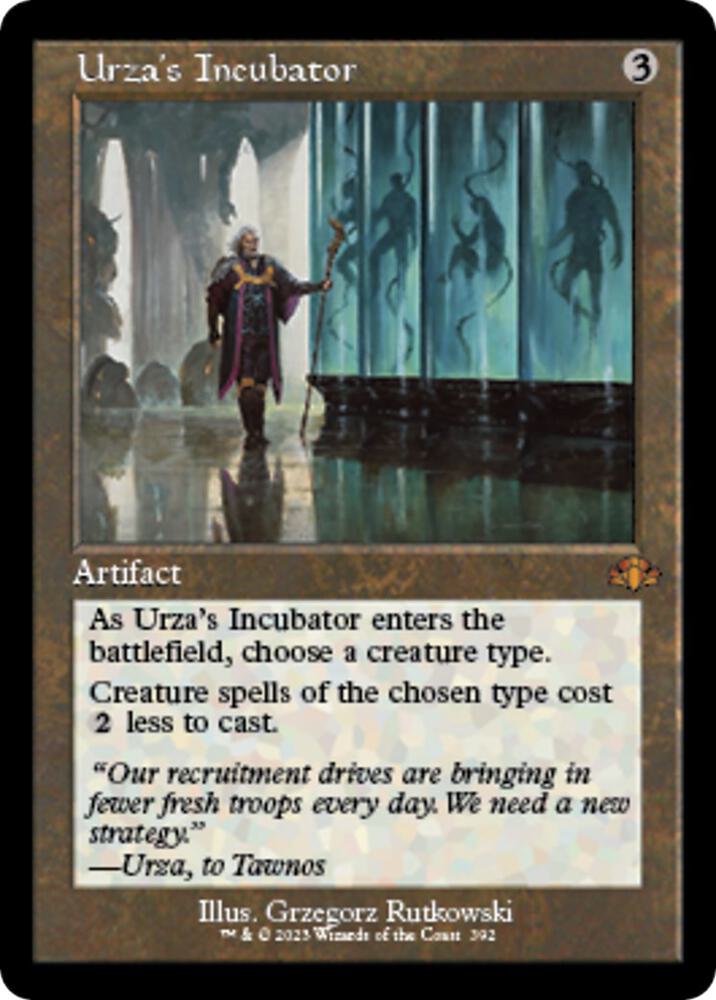 Urza's Incubator (Retro Frame) 392 card from Dominaria Remastered