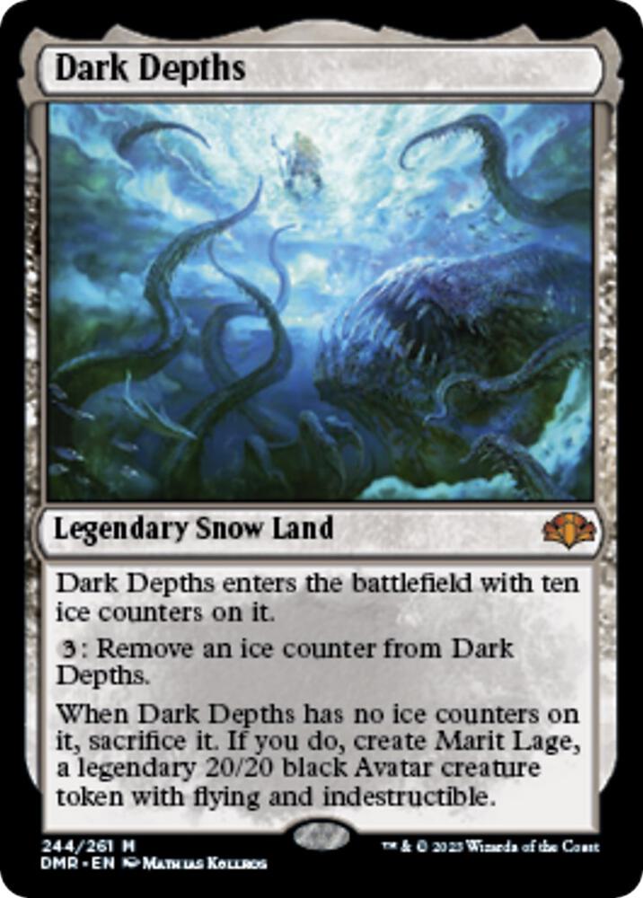 Dark Depths 244 card from Dominaria Remastered