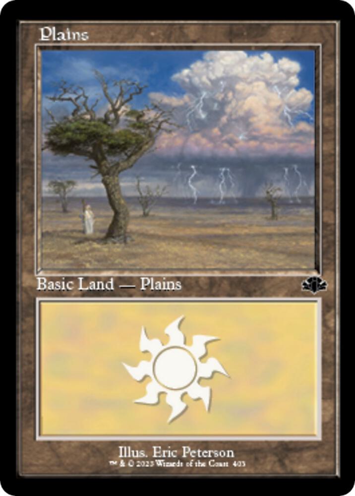 Plains (Retro Frame) 403 card from Dominaria Remastered