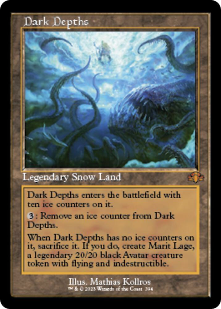 Dark Depths (Retro Frame) 394 card from Dominaria Remastered