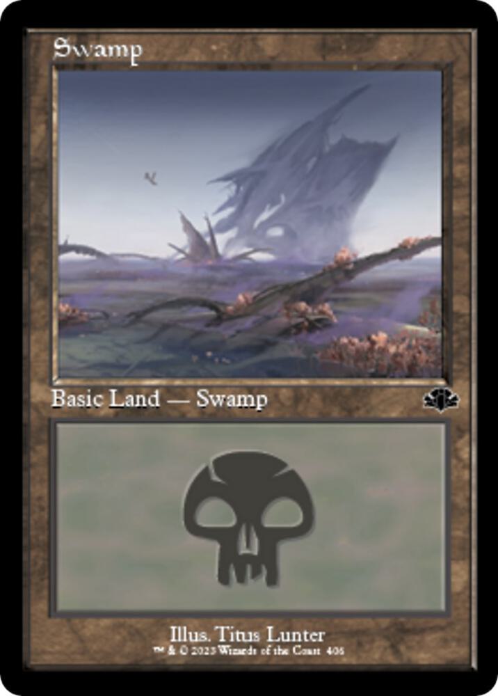 Swamp (Retro Frame) 406 card from Dominaria Remastered