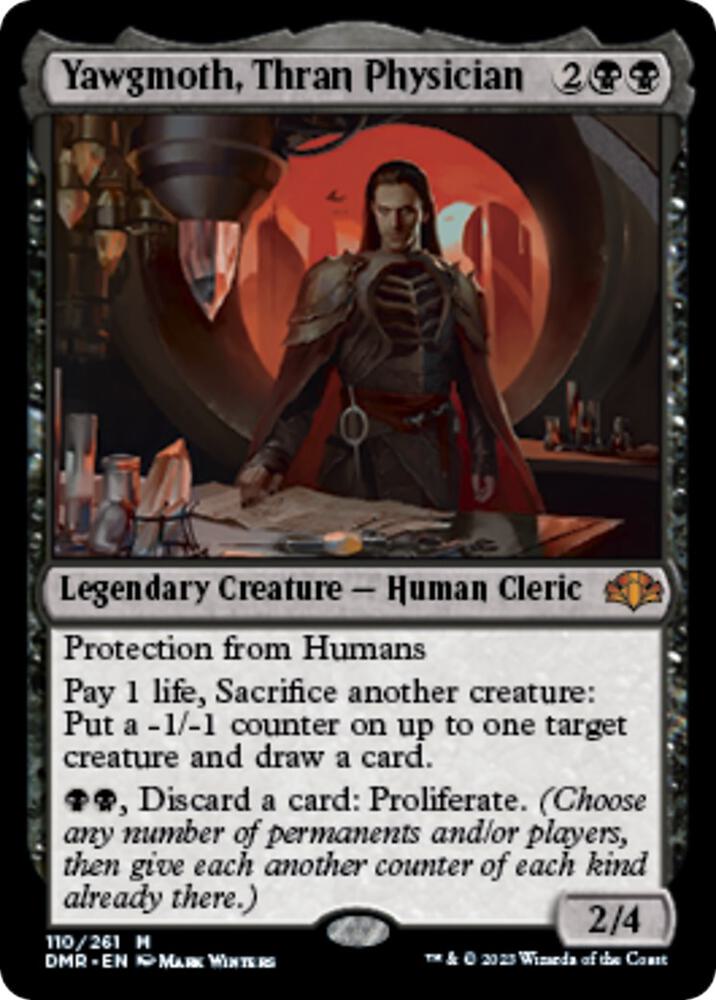 Yawgmoth, Thran Physician 110 card from Dominaria Remastered