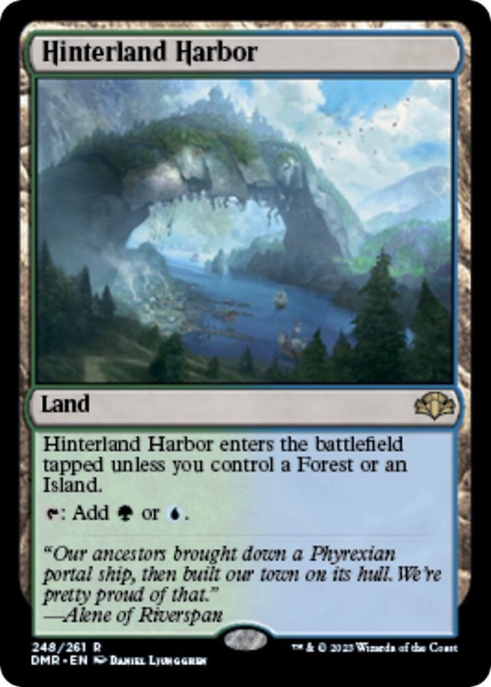 Hinterland Harbor 248 card from Dominaria Remastered