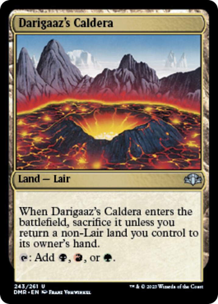 Darigaaz's Caldera 243 card from Dominaria Remastered