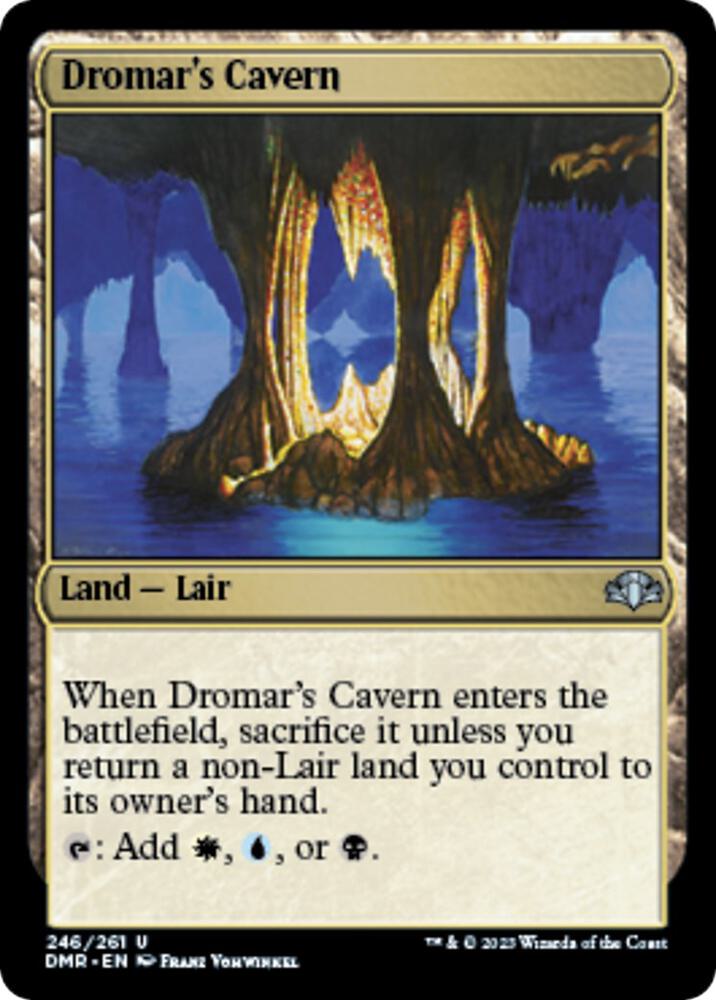 Dromar's Cavern 246 card from Dominaria Remastered