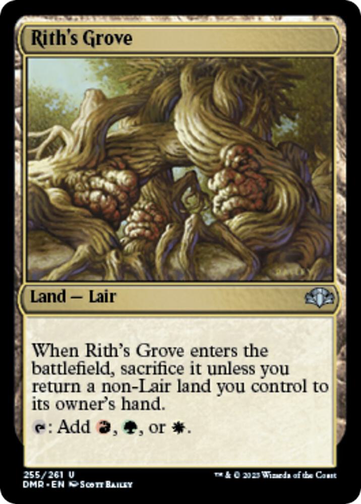 Rith's Grove 255 card from Dominaria Remastered