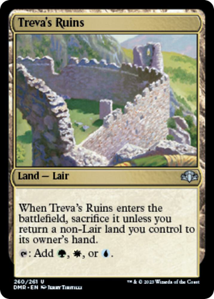 Treva's Ruins 260 card from Dominaria Remastered