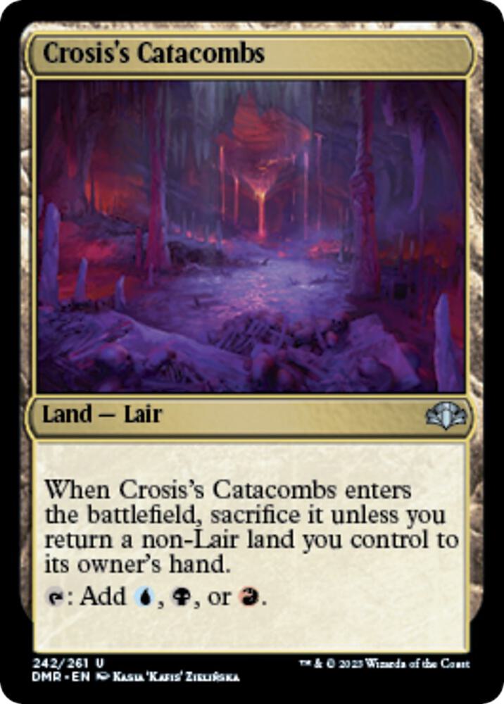 Crosis's Catacombs 242 card from Dominaria Remastered