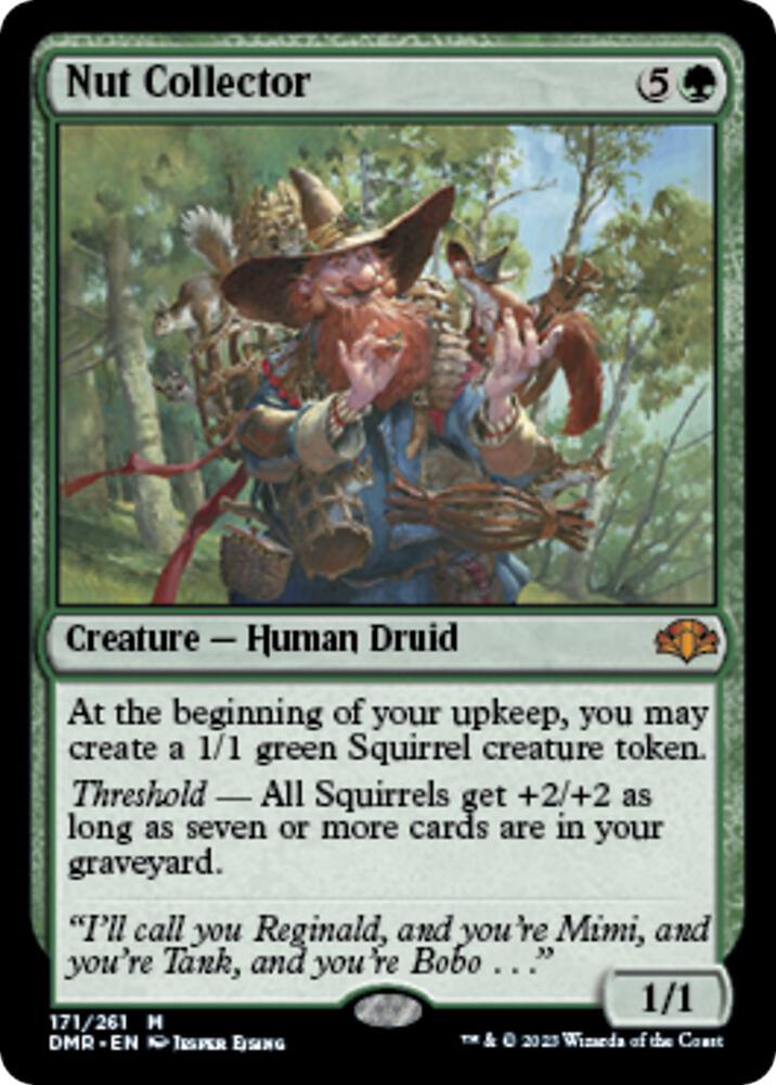 Nut Collector 171 card from Dominaria Remastered