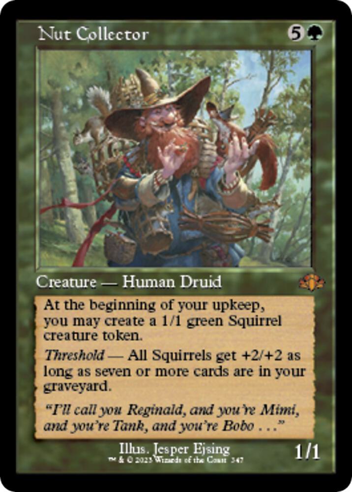 Nut Collector (Retro Frame) 347 card from Dominaria Remastered