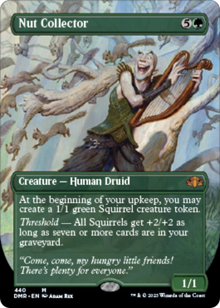 Nut Collector (Borderless) 440 card from Dominaria Remastered