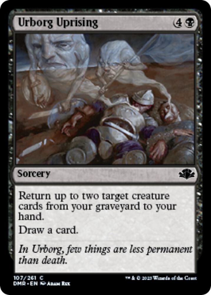 Urborg Uprising 107 card from Dominaria Remastered