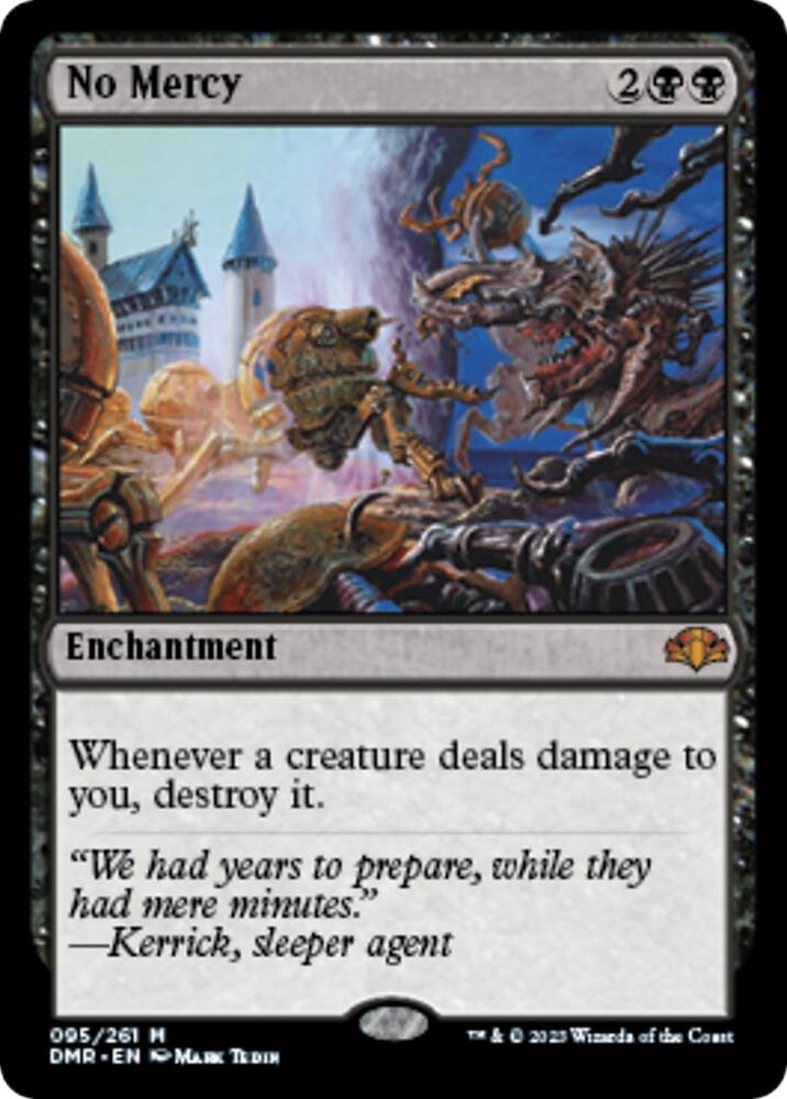 No Mercy 95 card from Dominaria Remastered