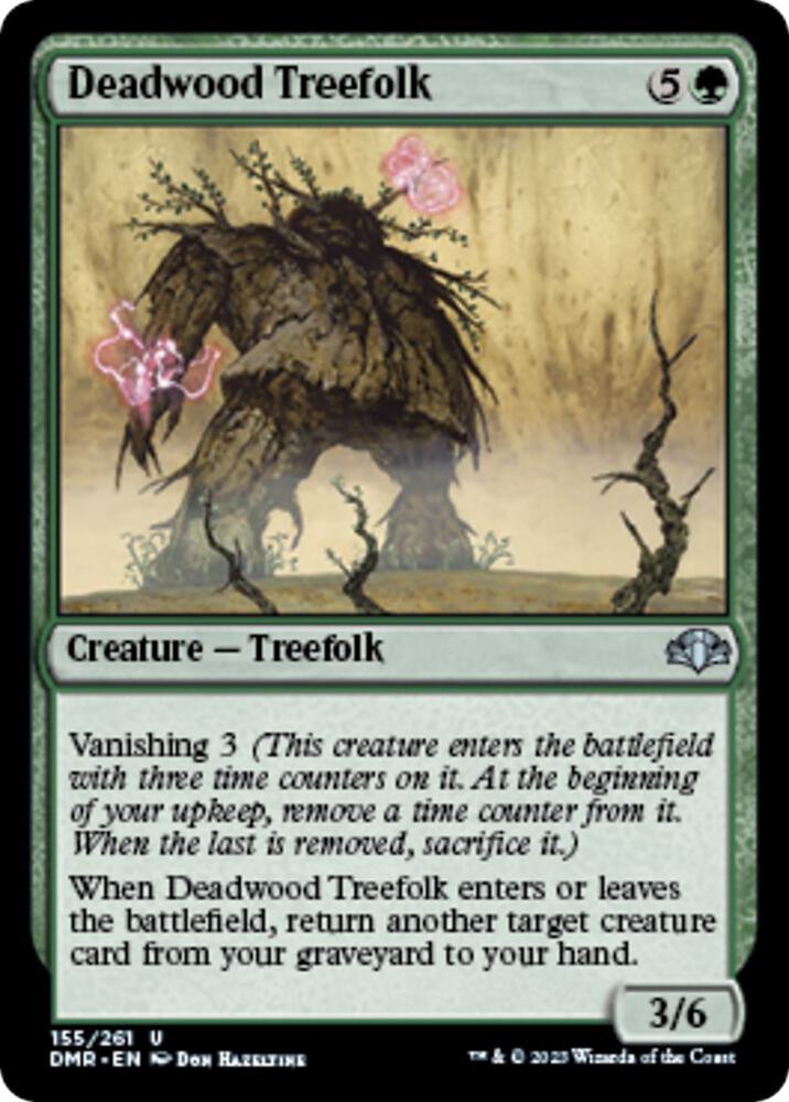 Deadwood Treefolk 155 card from Dominaria Remastered