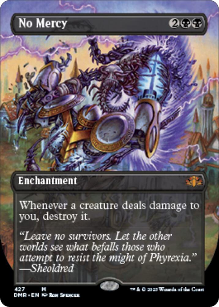 No Mercy (Borderless) 427 card from Dominaria Remastered