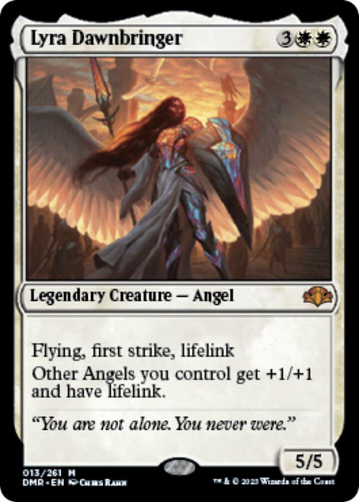 Lyra Dawnbringer 13 card from Dominaria Remastered