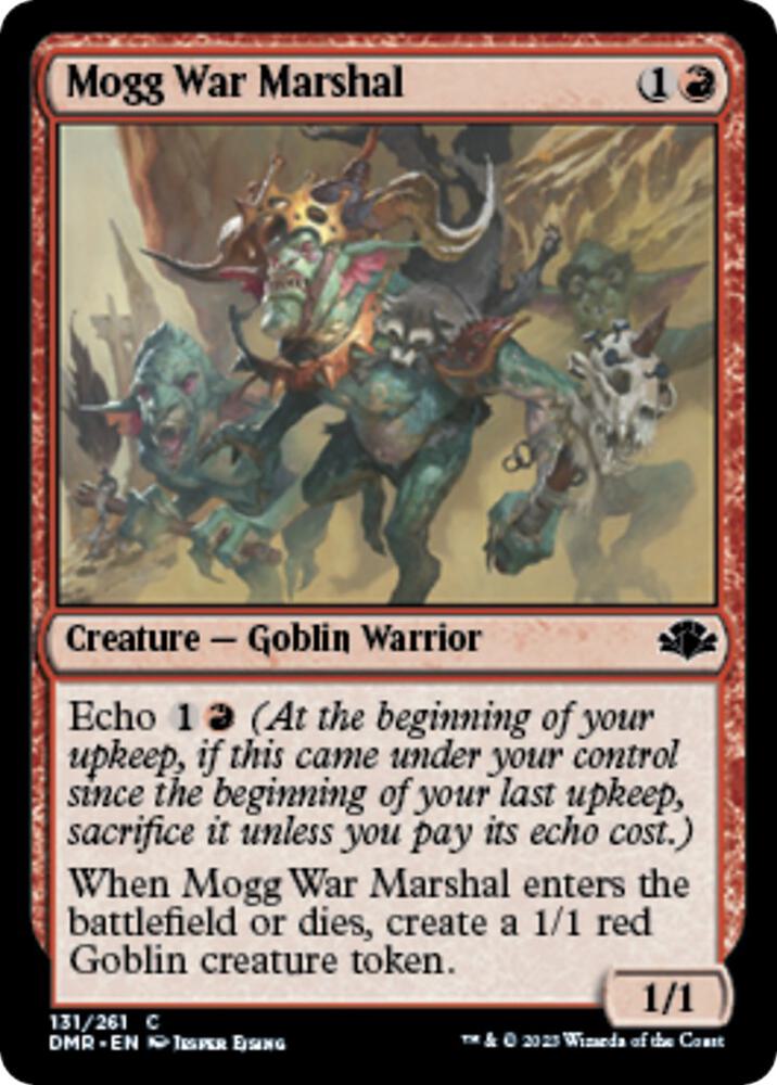 Mogg War Marshal 131 card from Dominaria Remastered