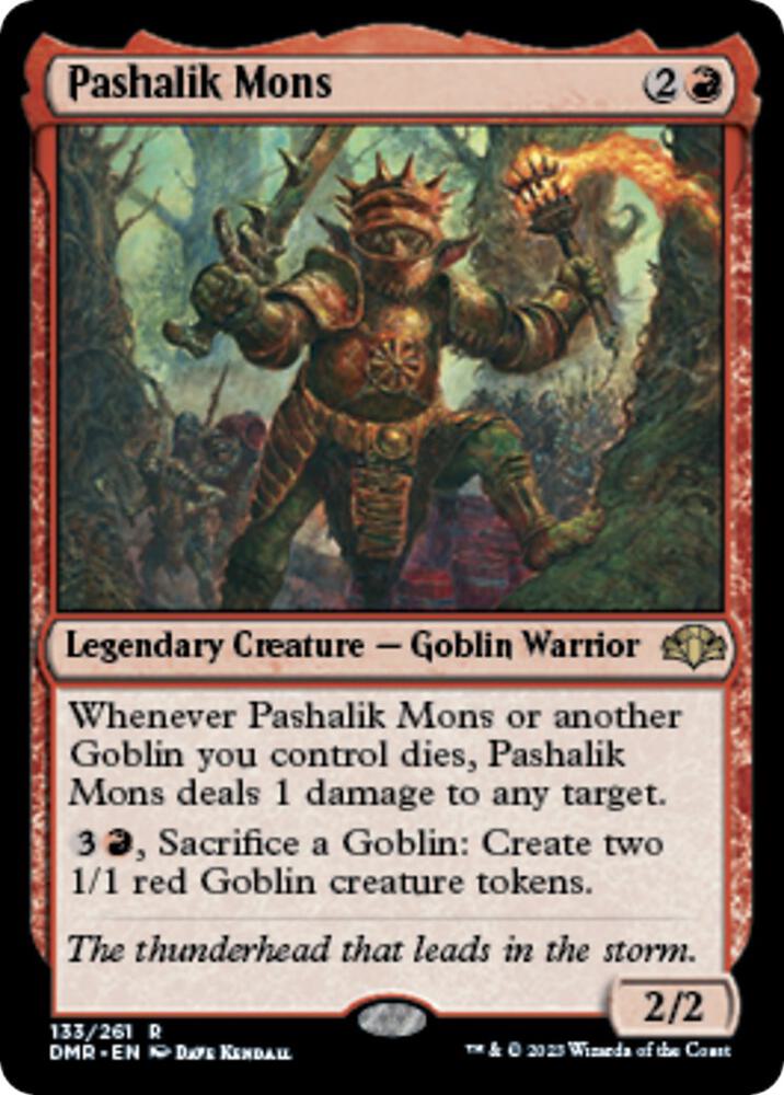Pashalik Mons 133 card from Dominaria Remastered