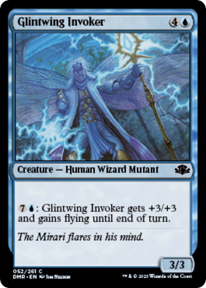 Glintwing Invoker 52 card from Dominaria Remastered
