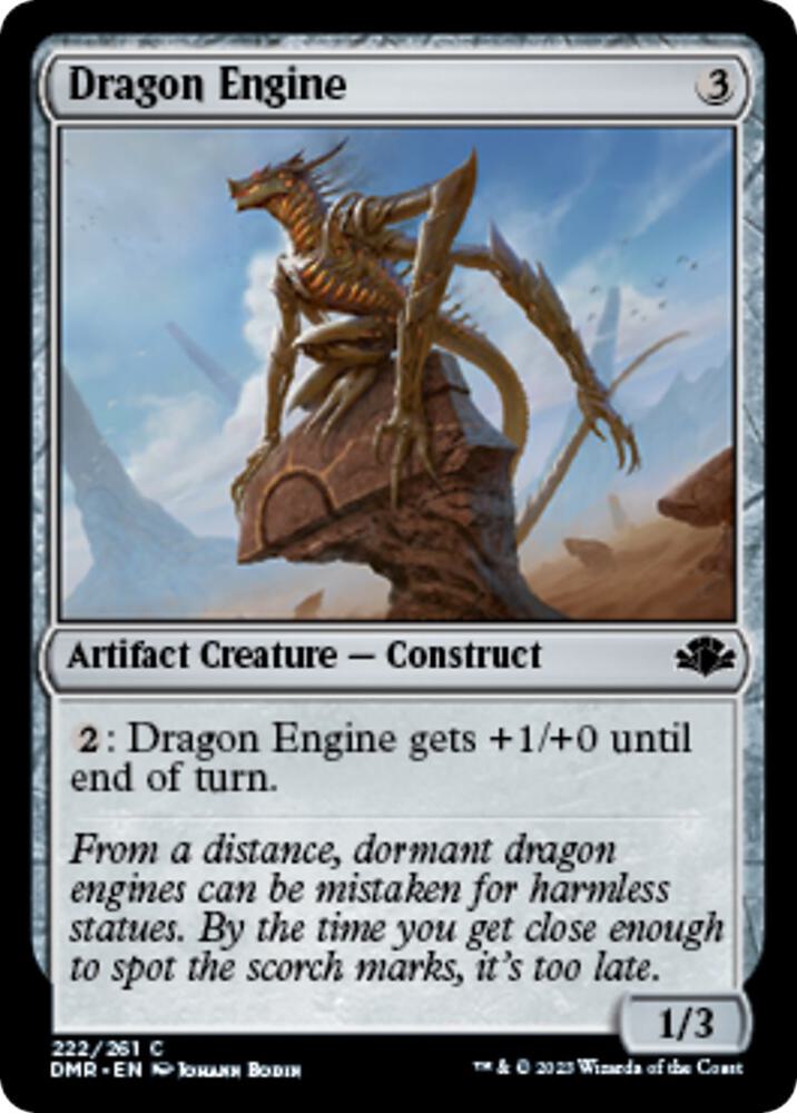 Dragon Engine 222 card from Dominaria Remastered