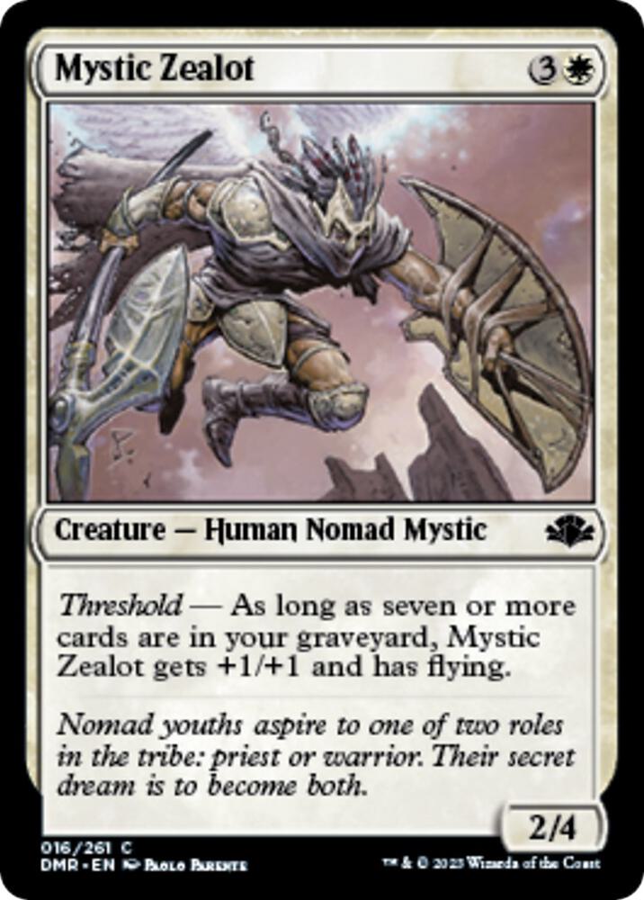 Mystic Zealot 16 card from Dominaria Remastered