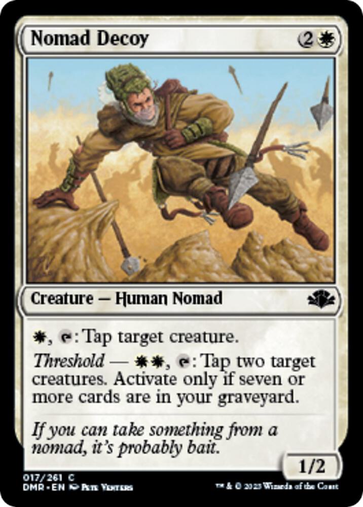 Nomad Decoy 17 card from Dominaria Remastered