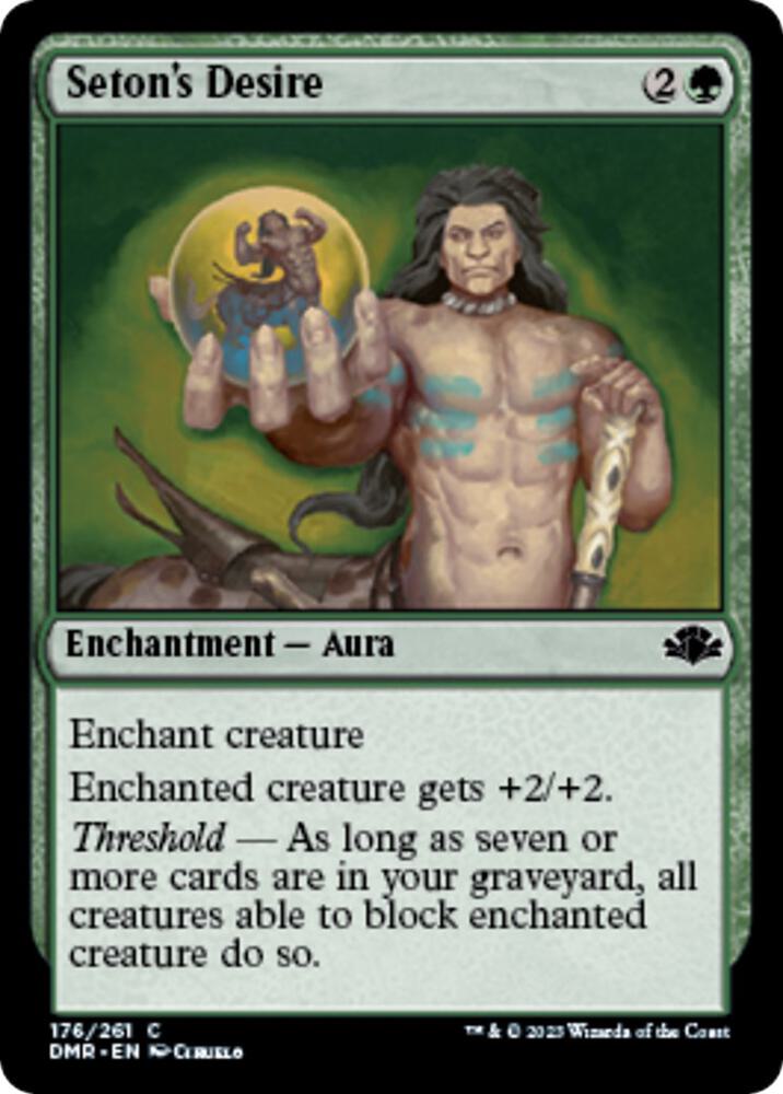 Seton's Desire 176 card from Dominaria Remastered