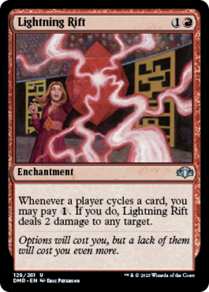 Lightning Rift 129 card from Dominaria Remastered