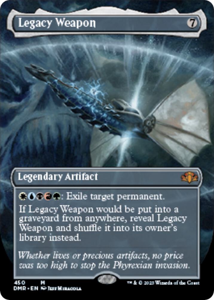 Legacy Weapon (Borderless) 450 card from Dominaria Remastered