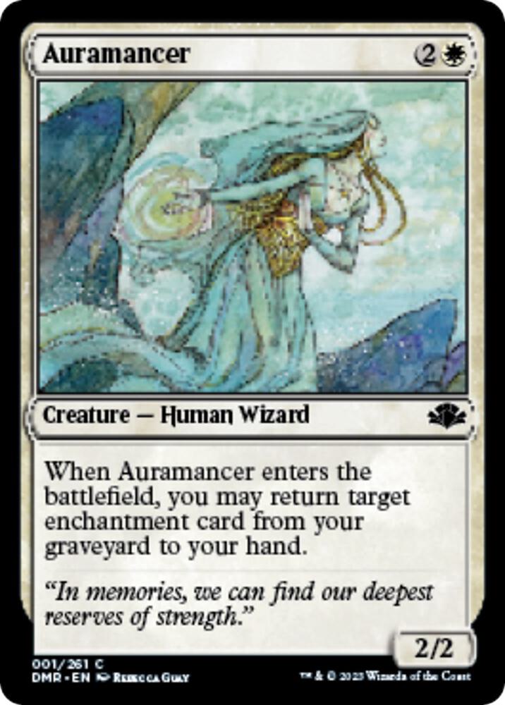 Auramancer 1 card from Dominaria Remastered