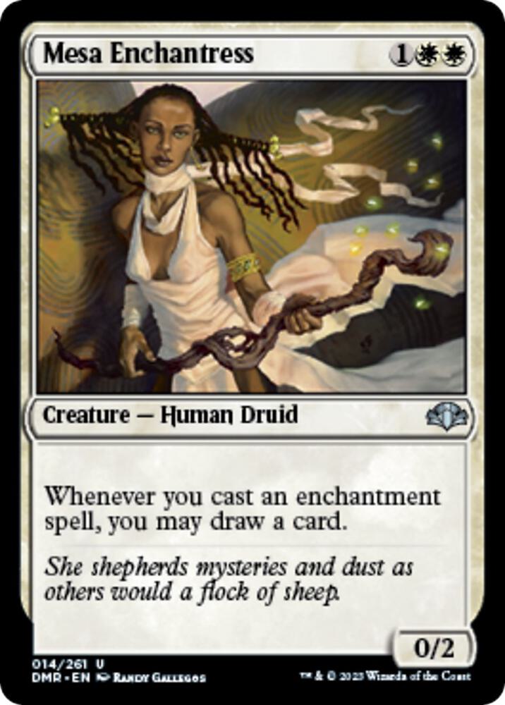 Mesa Enchantress 14 card from Dominaria Remastered