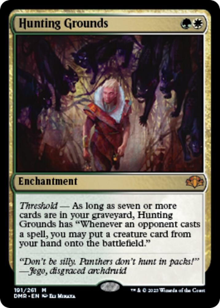 Hunting Grounds 191 card from Dominaria Remastered