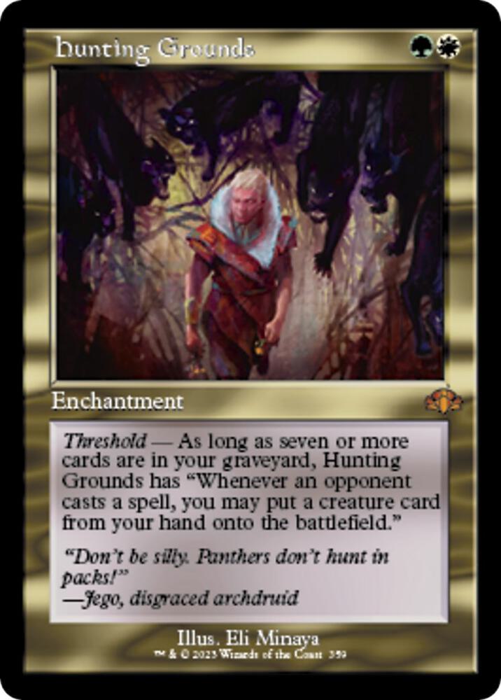 Hunting Grounds (Retro Frame) 359 card from Dominaria Remastered