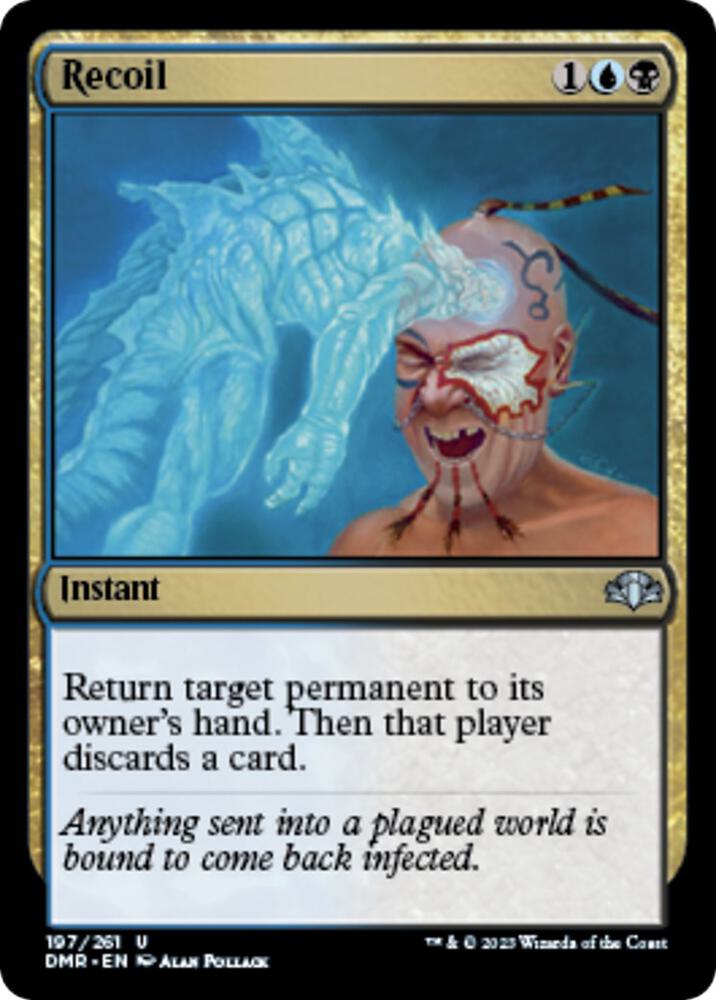 Recoil 197 card from Dominaria Remastered