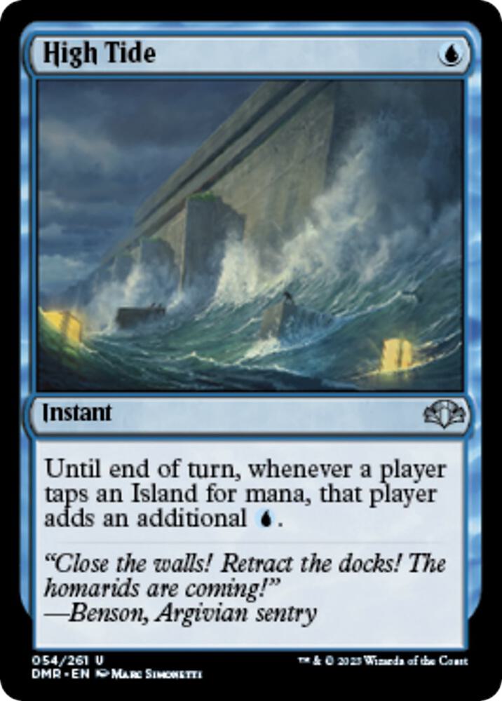 High Tide 54 card from Dominaria Remastered