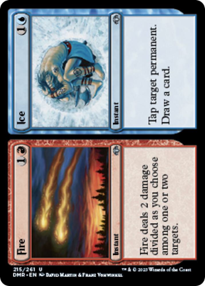 Fire // Ice 215 card from Dominaria Remastered