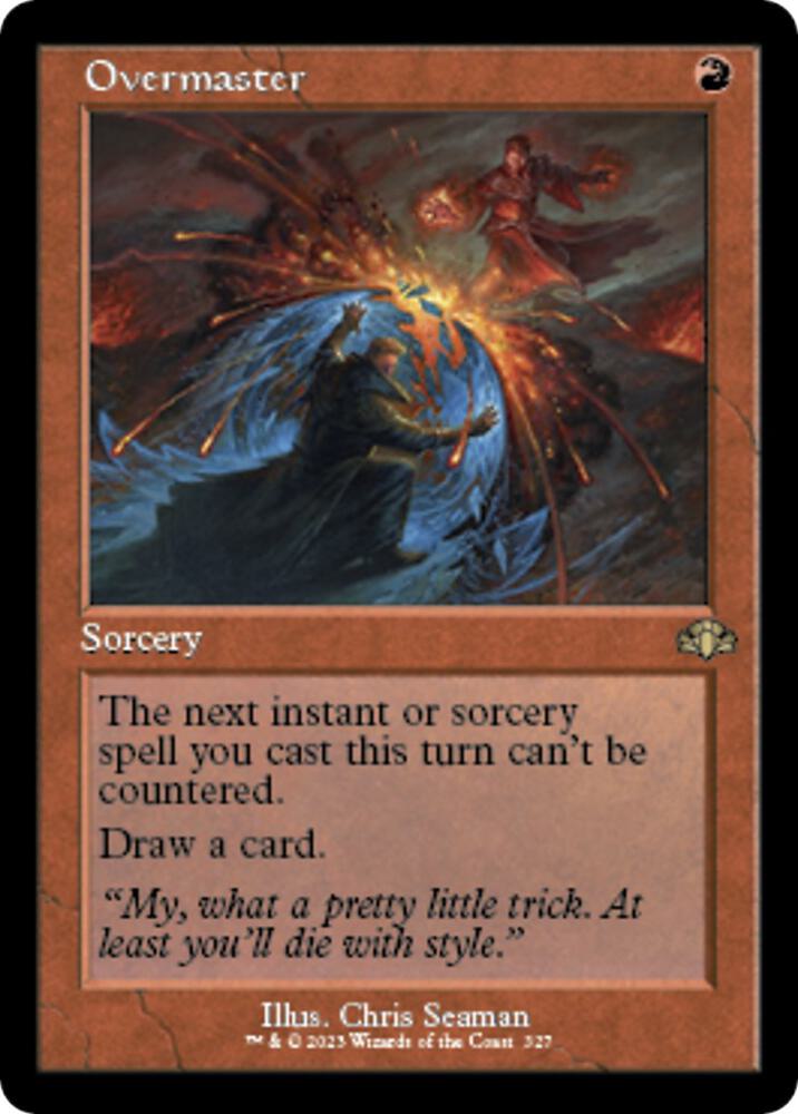 Overmaster (Retro Frame) 327 card from Dominaria Remastered